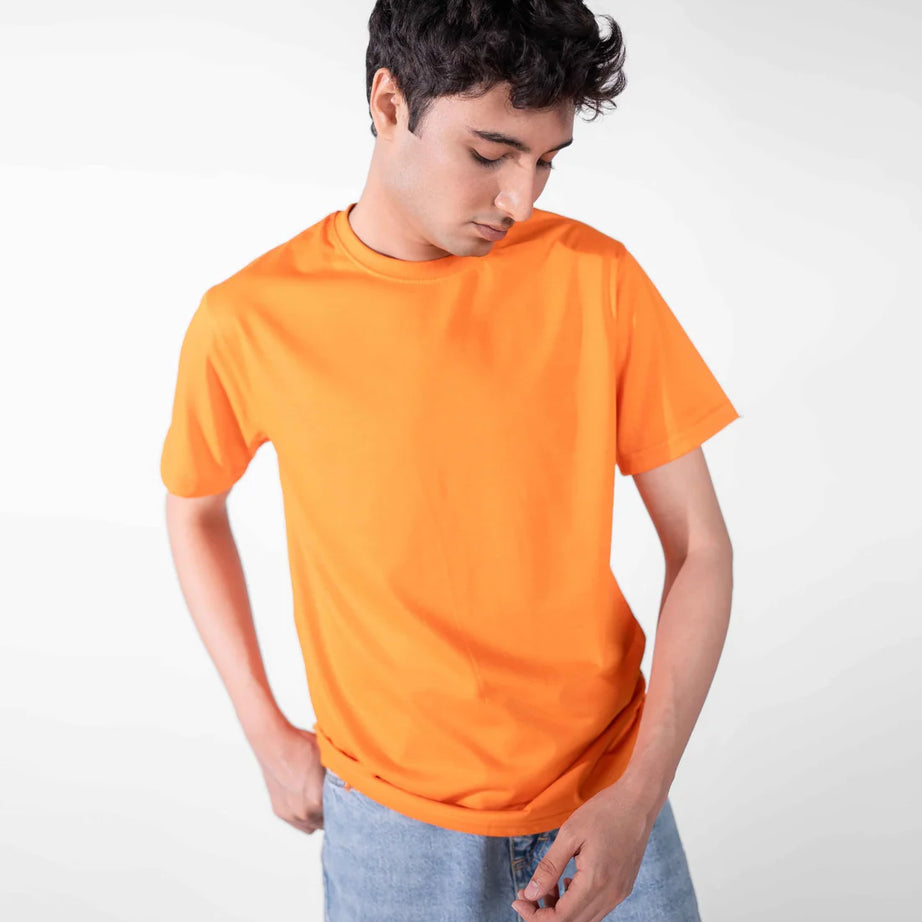 Orange Basic T-Shirt