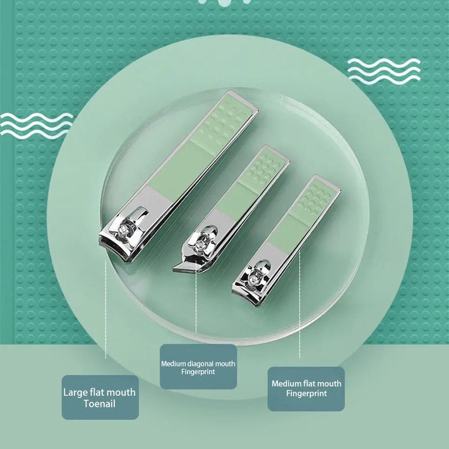 Stainless Steel Professional Manicure Pedicure Grooming Nail Clipper Kit Set For Women (16 Pcs)