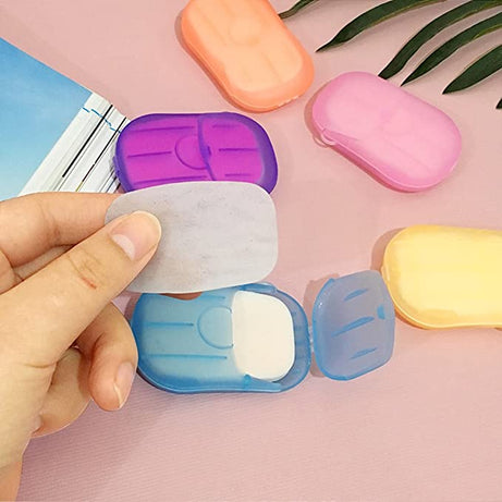 Handy Travel Portable Anti-Bacterial Clean Paper Soap 20Pcs (Pack Of 2)