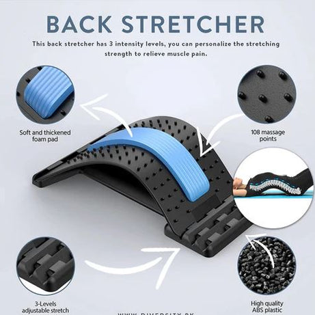 Back Stretcher Back Board for Back Pain Relief by Aligner Lower Back Stretching Rs 1299