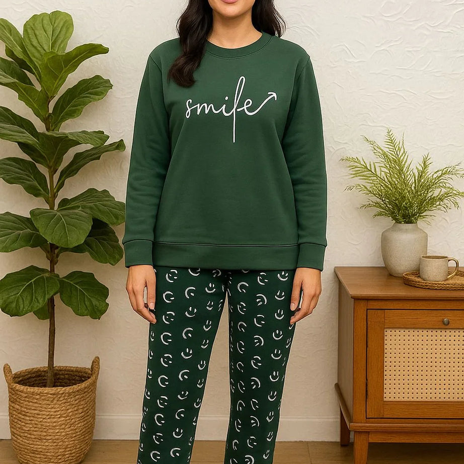Winter Happy Mood Co-Ord Set Night Suit