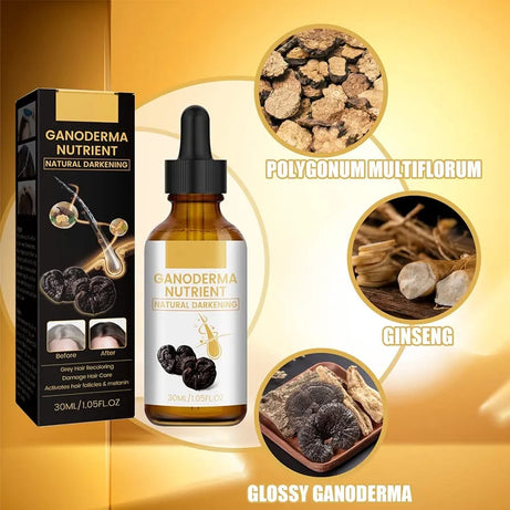 Natural Ganoderma Anti Greying Hair Darkening Serum for your Hair Care