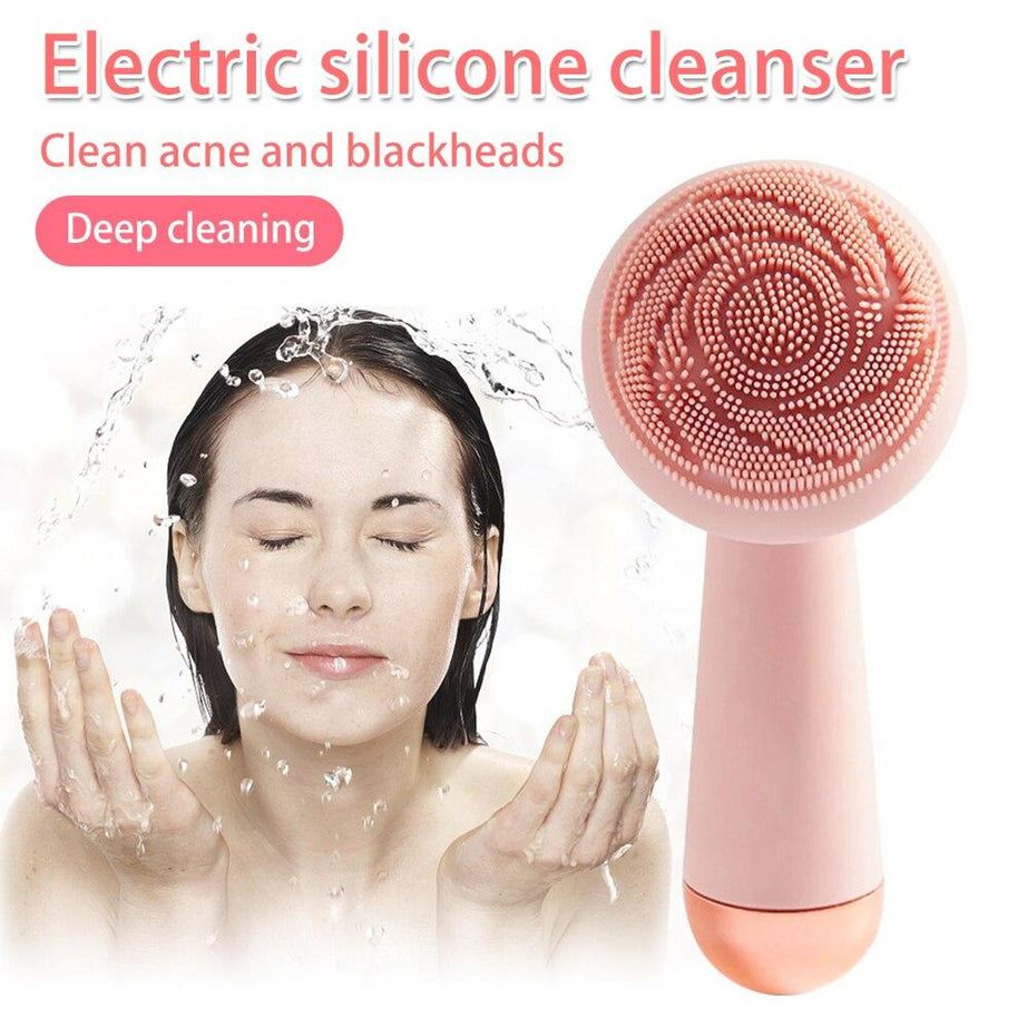 Electric Facial Brush Skin Massager Electric Face Brush USB Clean Waterproof Sonic Vibration Beauty Instrument Care Face Women