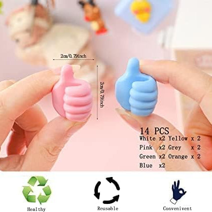 10/20/30 Silicone Thumbs Wall Hooks