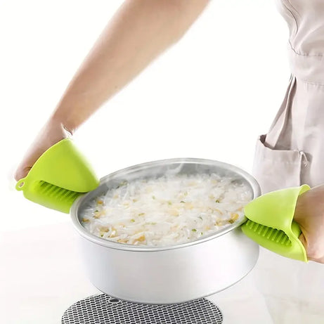 Heat Resistant Silicone Hot Pot Holder Pair