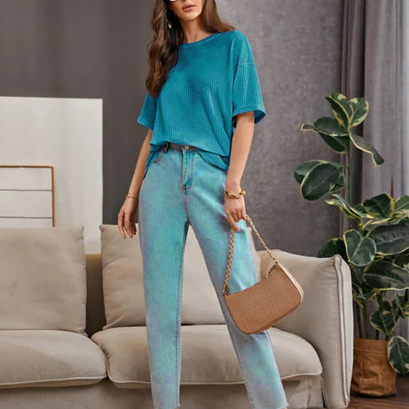 Premium Oversized Waffle Knitted Tee