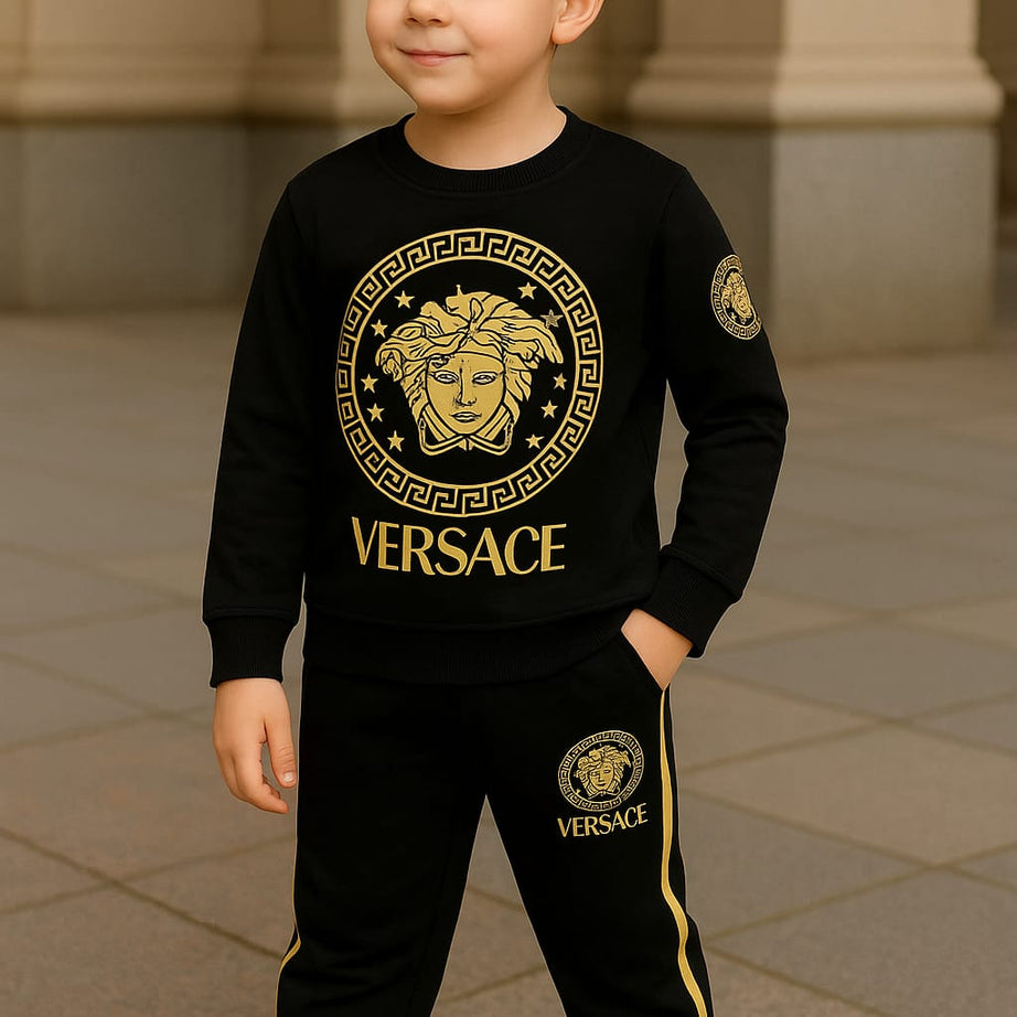 Black Vers Track Suit for Kids
