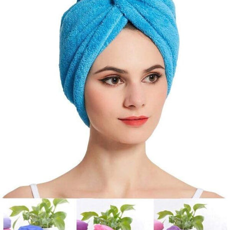 Pack Of 2 Magic Instant Hair Dryer Cap Towel Hair Wrap Towel
