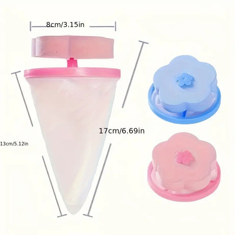(Pack of 3) Reusable Washing Machine Filter dust particles Hair and Lint Garbage Catcher