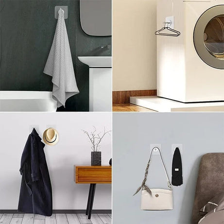 Punch Free Self Adhesive Screw Wall Hook For Home and Outdoor Use