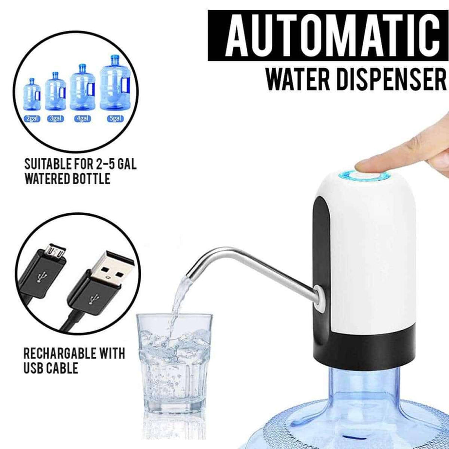 Electric Water Pump Dispenser with USB Auto Charging