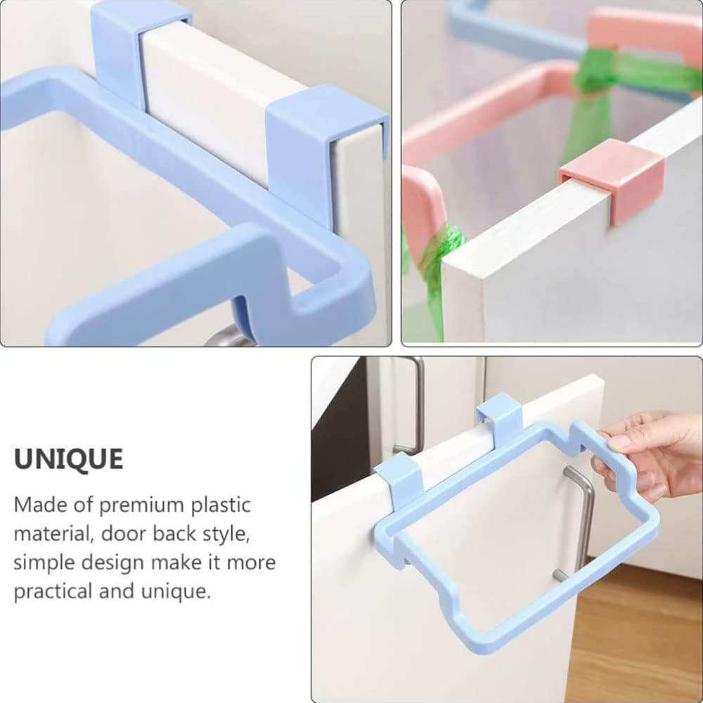 4 Pcs Kitchen Door Back Type Portable Garbage Bag Holder
