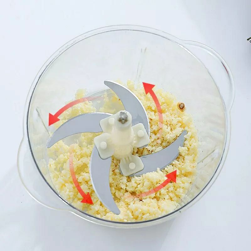 Multi-Function Hand Pushing Cooker Chopper with 4-Blades, Beater,Slicer Shredder & Grater Rs 1899