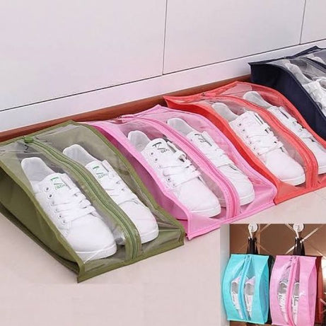 Buy 1 Get 8 Free Offer - 9pcs Travel Shoe Bags in Open Zip Style