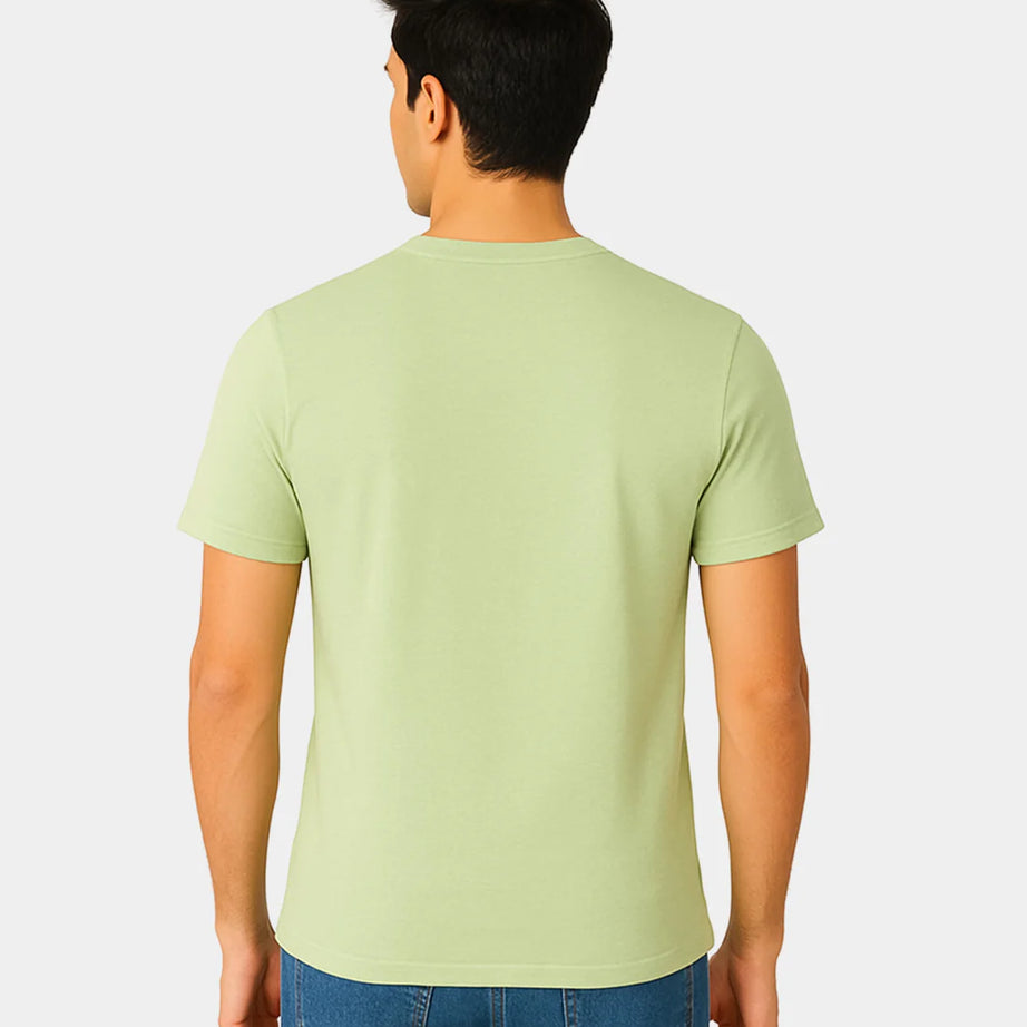 Pistachio Green Basic T-Shirt