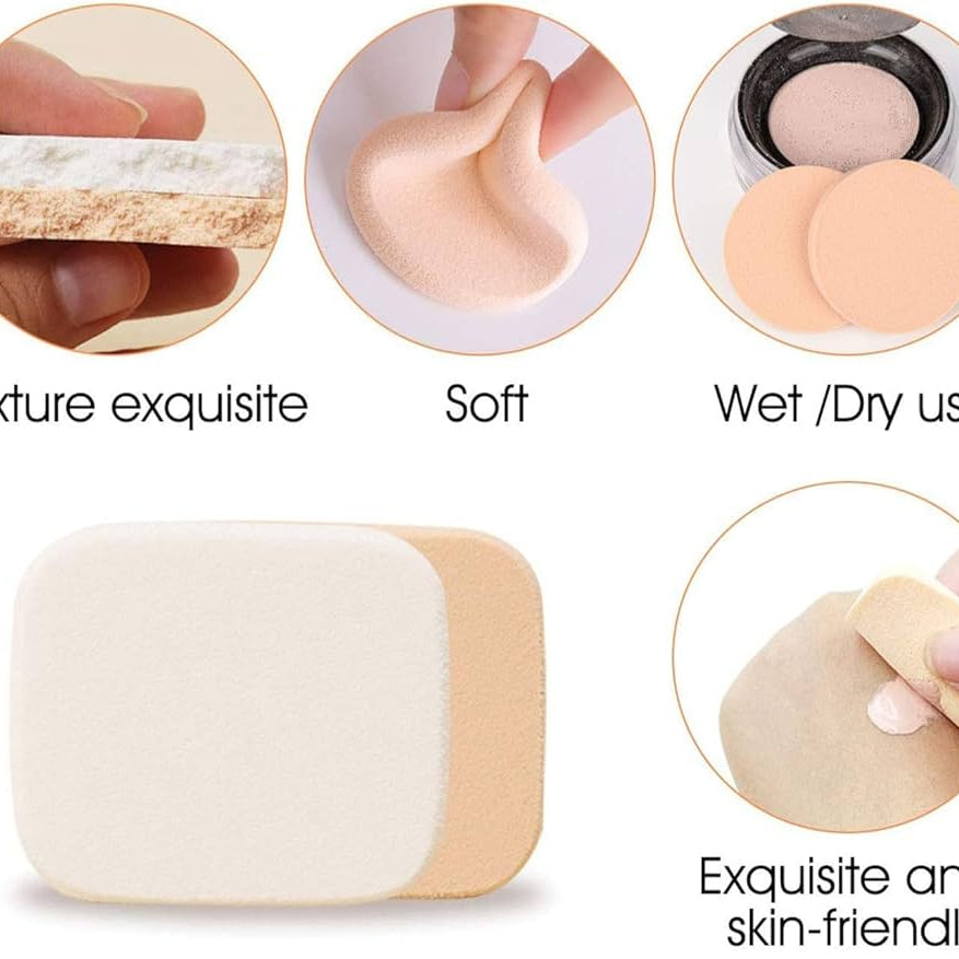2 Pcs Beauty Nakeed Mini Makeup Sponges – Smooth Flawless Blending