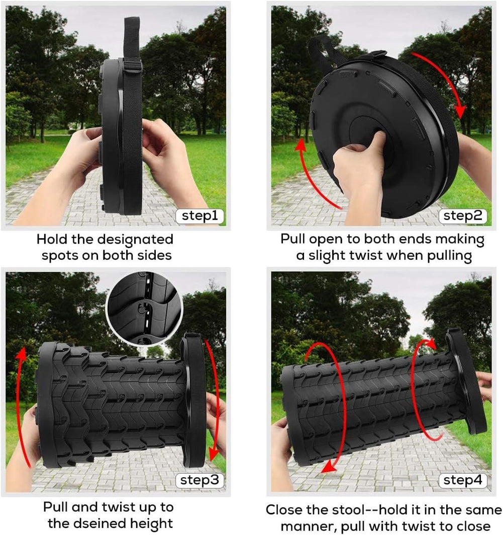 Mega Sale Offer - Imported Portable High Quality Outdoor Telescopic Stool Retractable Chair Adjustable Stool Camping Picnic Rs 1999