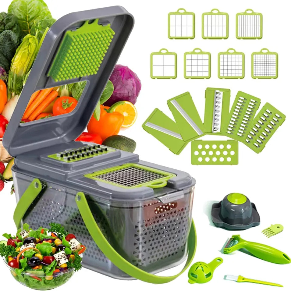 22 Pcs Vegetable & Fruit Slicer Set