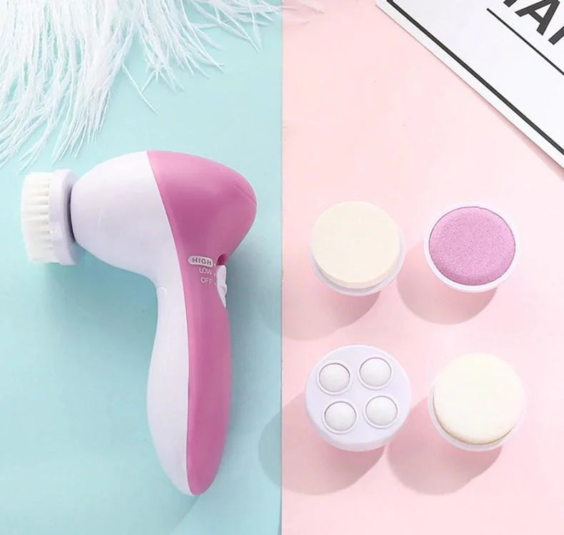 Mega Sale Offer - Imported 5 in 1 Beauty Care Massager Cell Operated Trendy & Luxurious Rs 899