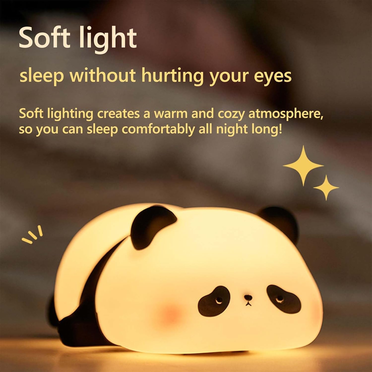 Cute Panda Squishy Animal Night Lamp