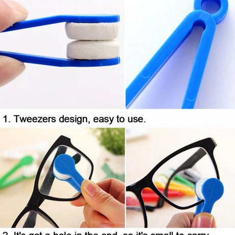 Buy 5 get 5 Free Offer Multifunctional Eyeglass Sunglasses Spectacles Microfiber Cleaning Brush 10 Pcs
