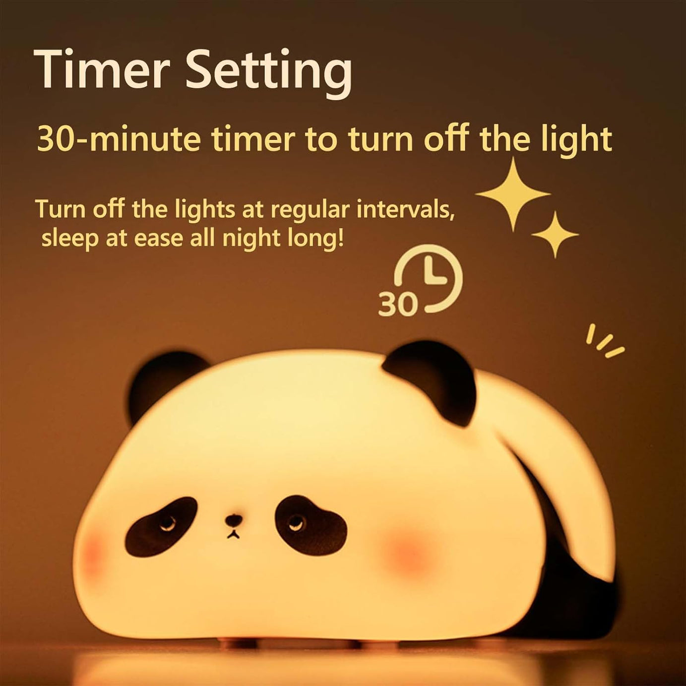 Cute Panda Squishy Animal Night Lamp