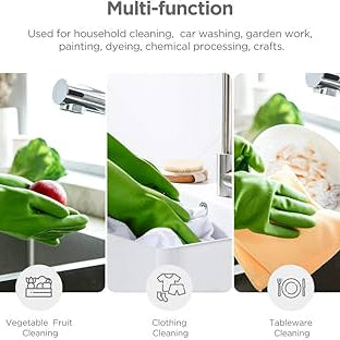Pack Of 4 Cleaning Gloves Kitchen Reusable Dish Washing PVC and Anti-slip Gloves Rs 899 (2 Pairs)