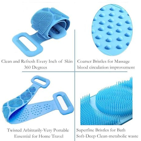 Premium Quality Silicon Double Sided Bath Scrubber Belt