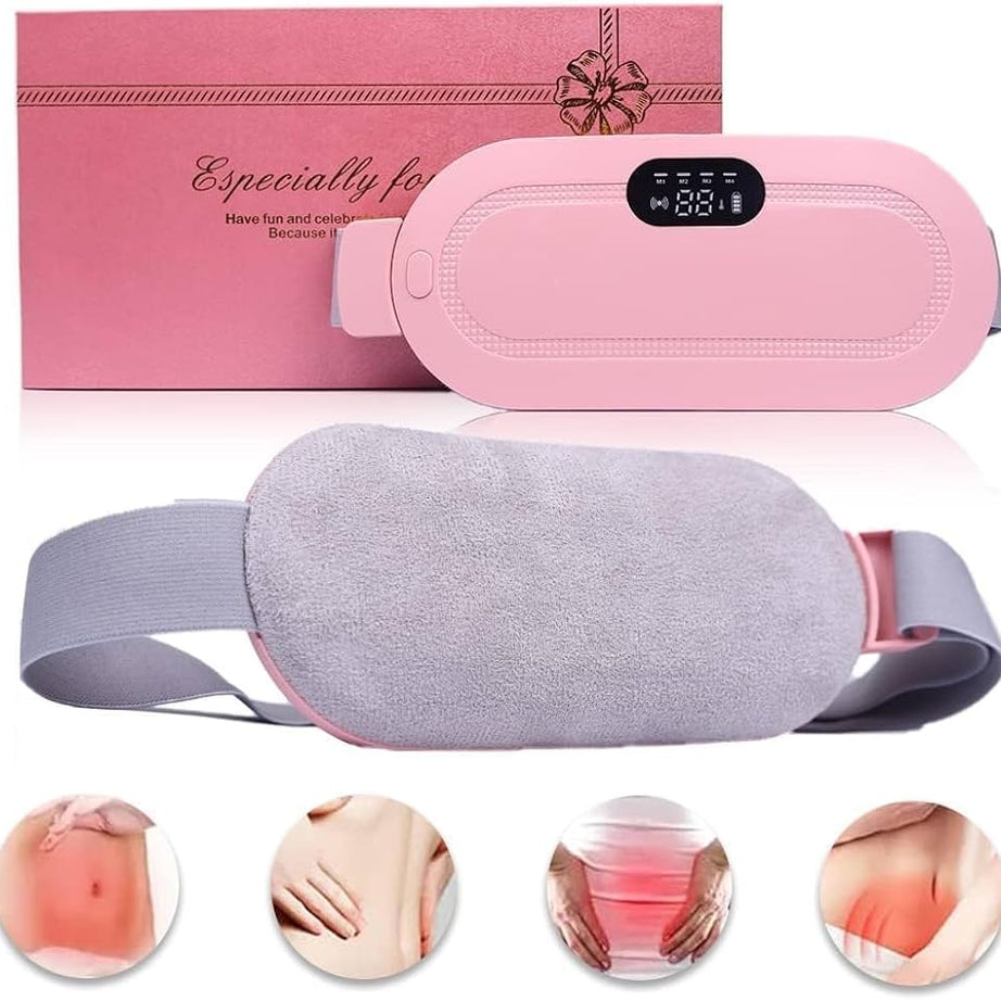 Portable Menstrual Heating Pad and Massager Belt