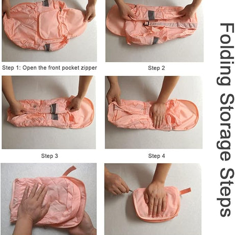 Portable Foldable Lightweight and Convertible Travel School Bag with Multi Pocket Design with Shoulder Strap For Outdoor Use