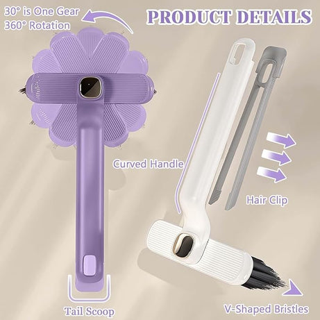 360° Rotating Crevice Gap Cleaning Brush with Cleaning Tool