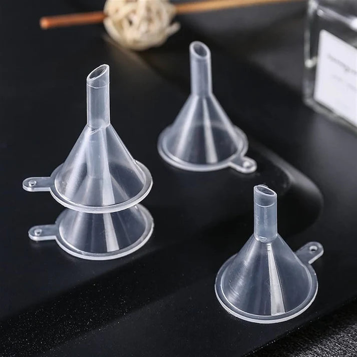 Transparent Mini Plastic Funnel (3 Pcs)