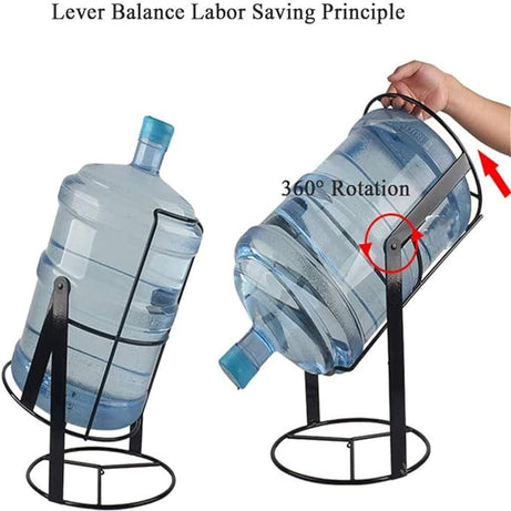 3-5 Gallon Water Jug Stand Non Slip with 360 Degree Rotation Suitable for Living Room Bedroom Kitchen