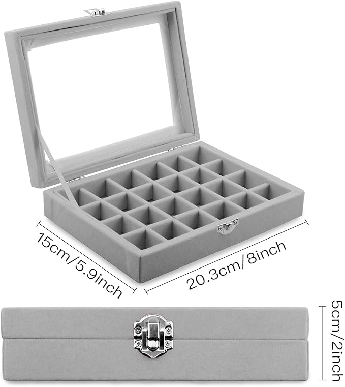 Classic Triangle Shape Wood Jewelry Storage Box with Snap Closure Velvet Lining For Women