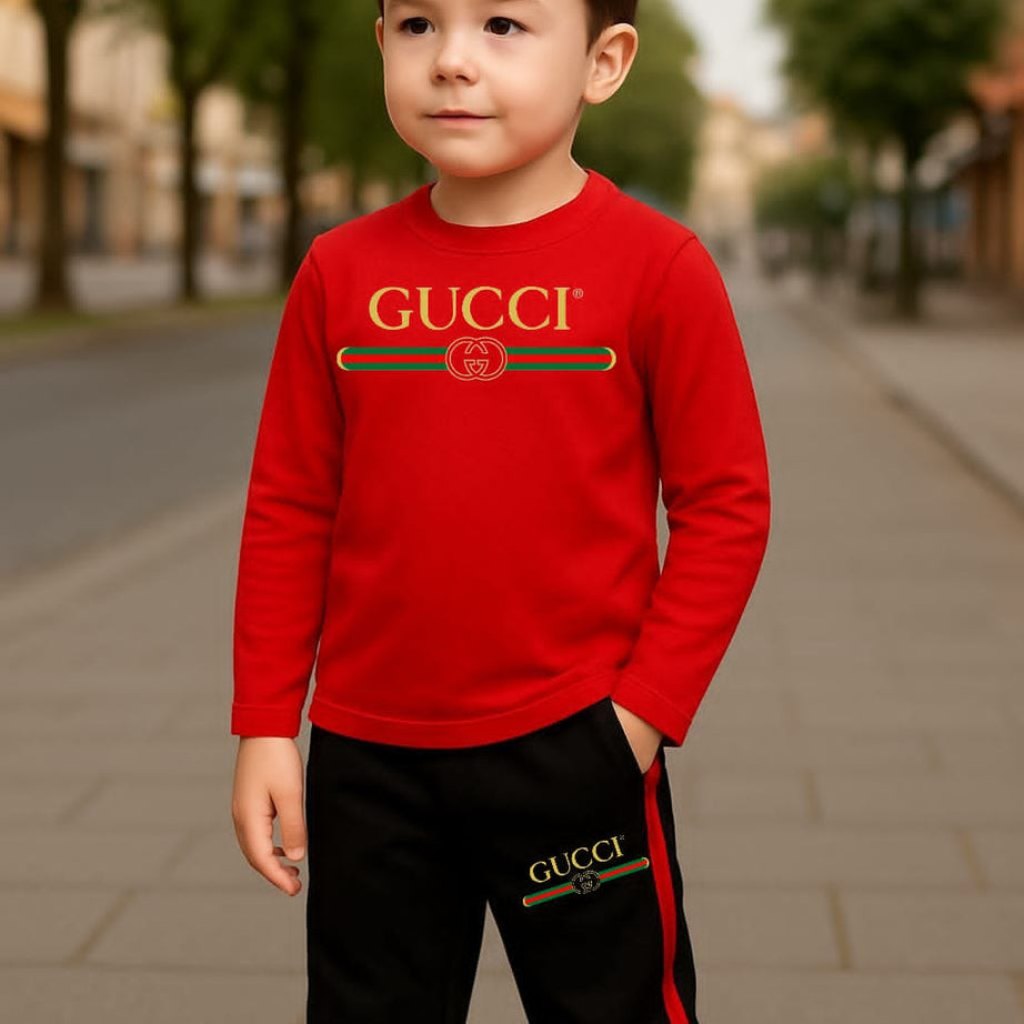 Red Guc Track Suit for Kids