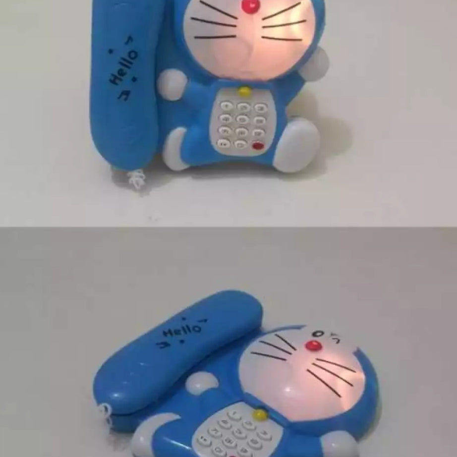 Mini Doraemon Learning Telephone Musical Toy For Kids