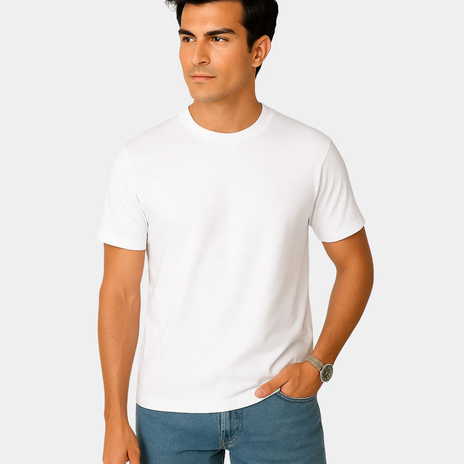 White Basic T-Shirt