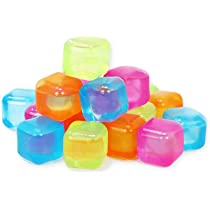 Grand Sale Offer Avail Buy 10 get 10 Free Offer Plastic Reusable Ice Cubes of Fashionable and Stylish Square Ice 20 Pcs in Rs 999