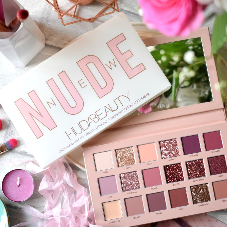 Pack of 6 - HudaBeautyEye Shadow + 3 Eyebrow Razors + 5 in 1 Lipstic + 36 H Marker Liner