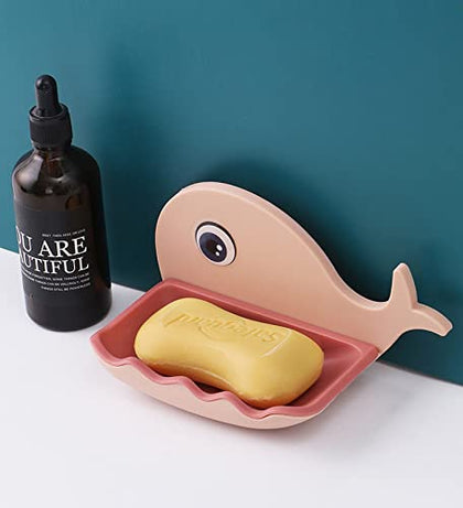 Self-Adhesive Wall Mounted Whale Soap Holder