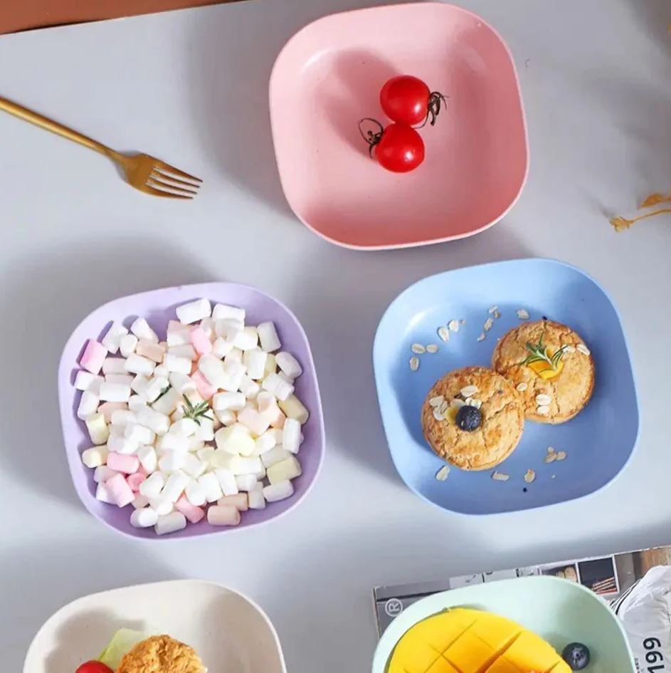 Azaadi Sale Offer 20 Pcs Set of Dish Plates with Free 2 Pcs Holders (20 Plates + 2 Holders)