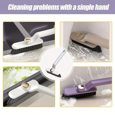 3 in 1 Multifunctional Rotating Brush with Handle Crevice Cleaning Gap Brush