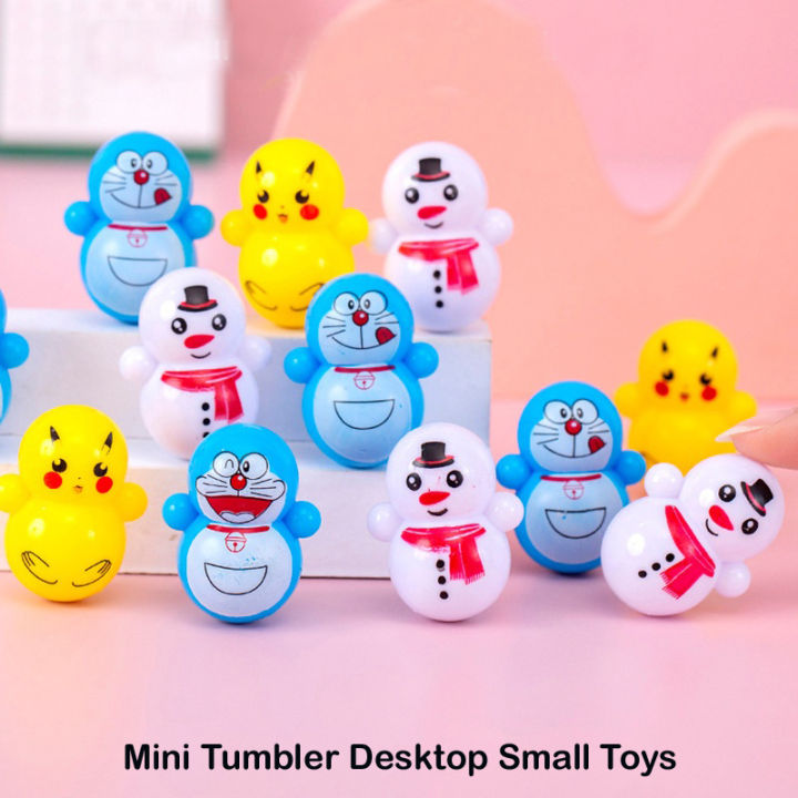 Roly-Poly Toy Tumbler Shaking Fidget Doll (Random Color) – 3Pcs