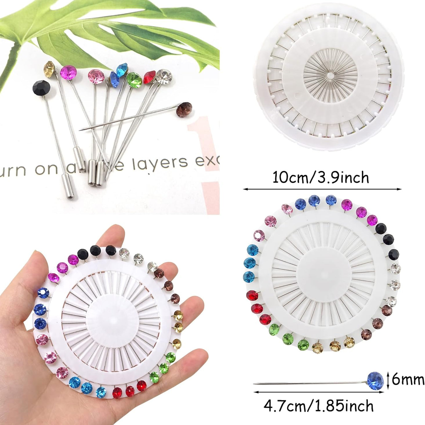 Good Quality Hijab & Scarf Pins – 40 Pcs