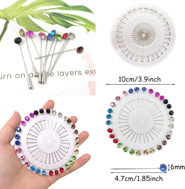 Good Quality Hijab & Scarf Pins – 40 Pcs