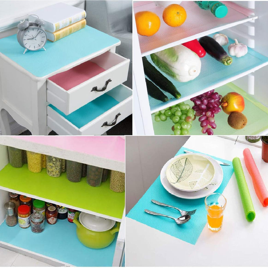 Waterproof Anti-Slip Plastic Mats – 4 Pcs Set