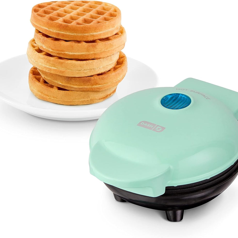 Mini Waffles Maker with Easy to Clean and Non-Stick Surfaces in 4 Inch