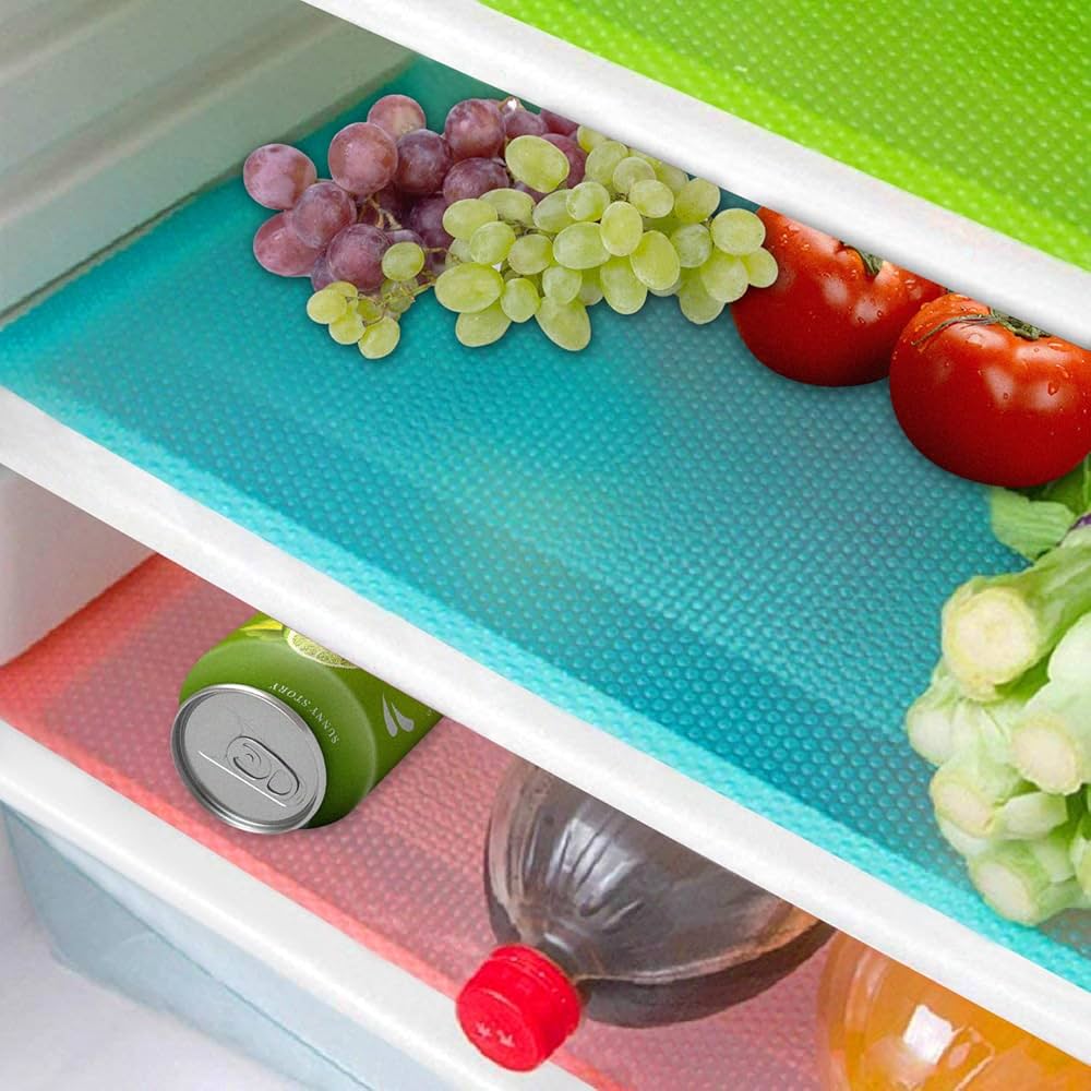 Waterproof Anti-Slip Plastic Mats – 4 Pcs Set