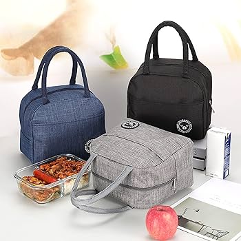 Portable Universal Fit Water Resistant Thermal Insulated Oxford Fabric Lunch Bag Tote with Thickened Design for Outdoor Use
