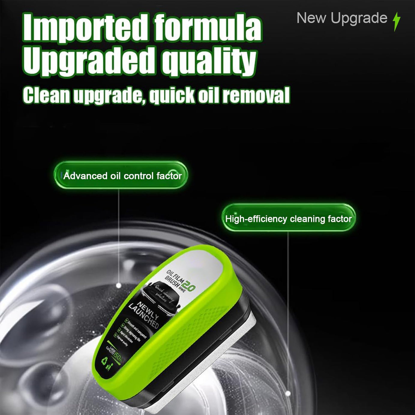 New Upgraded 2.0 Automotive Oil Film Cleaning Brush & Glass Polish – Buy 1 Get 1 FREE